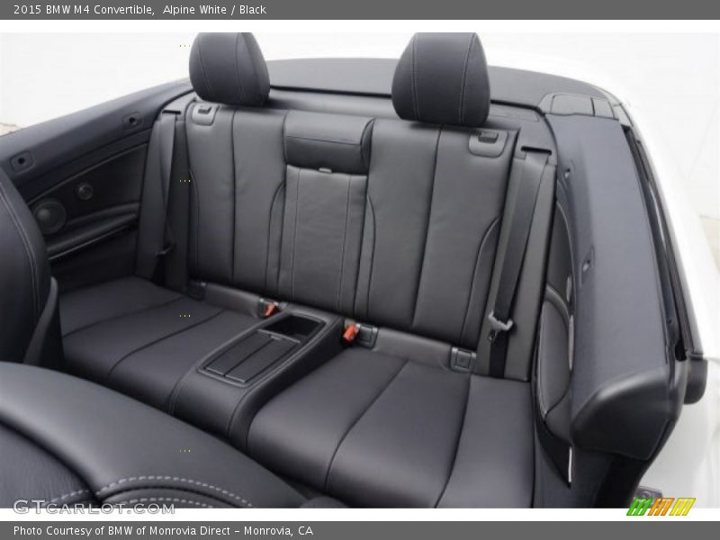 Alpine White / Black 2015 BMW M4 Convertible