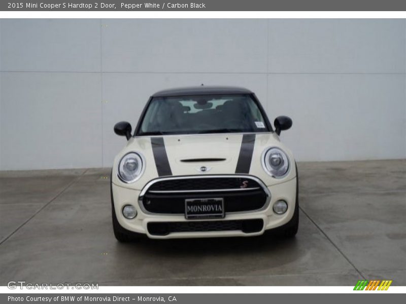 Pepper White / Carbon Black 2015 Mini Cooper S Hardtop 2 Door