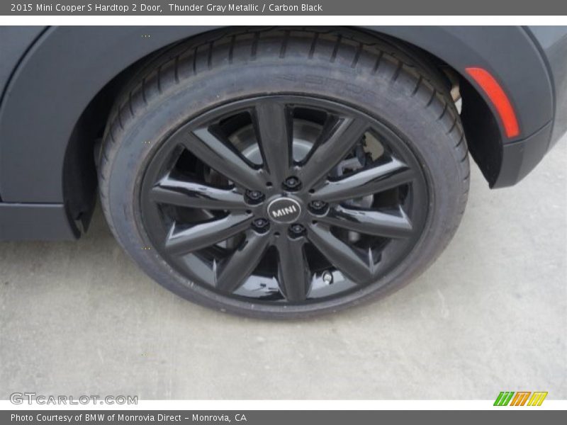 Thunder Gray Metallic / Carbon Black 2015 Mini Cooper S Hardtop 2 Door