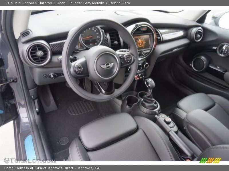 Thunder Gray Metallic / Carbon Black 2015 Mini Cooper S Hardtop 2 Door