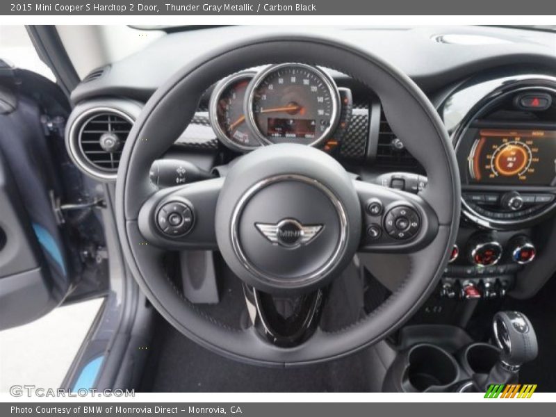 Thunder Gray Metallic / Carbon Black 2015 Mini Cooper S Hardtop 2 Door