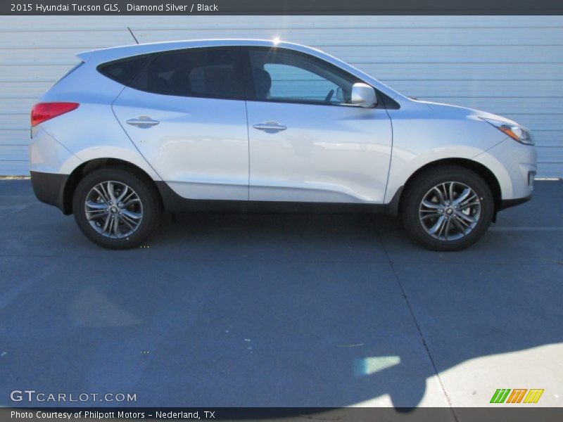Diamond Silver / Black 2015 Hyundai Tucson GLS