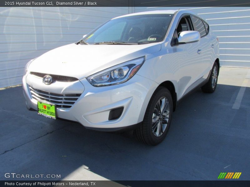 Diamond Silver / Black 2015 Hyundai Tucson GLS