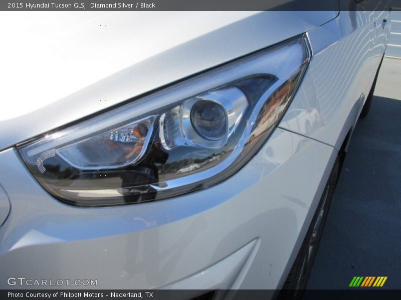 Diamond Silver / Black 2015 Hyundai Tucson GLS