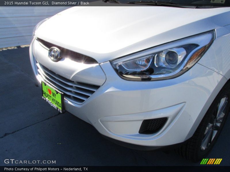 Diamond Silver / Black 2015 Hyundai Tucson GLS