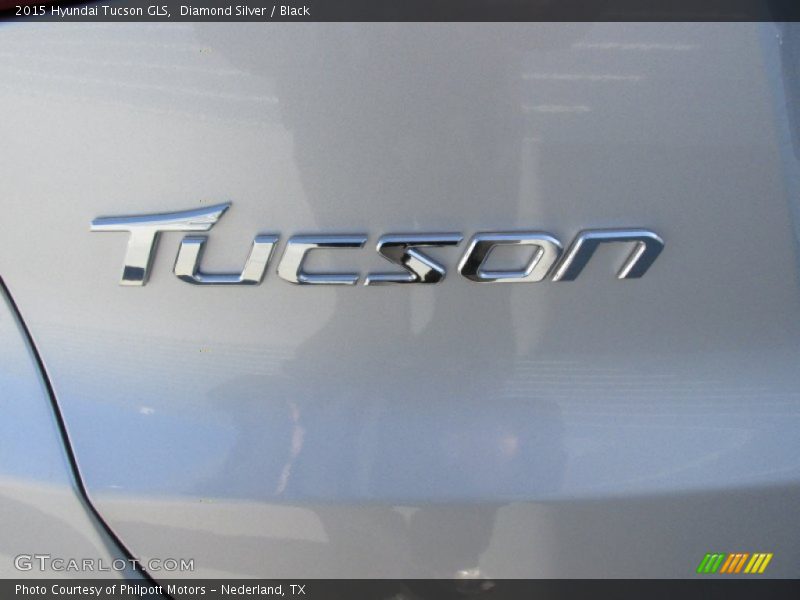 Diamond Silver / Black 2015 Hyundai Tucson GLS