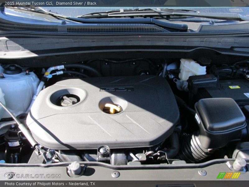 Diamond Silver / Black 2015 Hyundai Tucson GLS