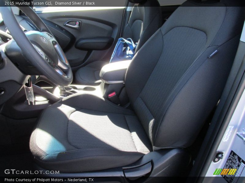 Diamond Silver / Black 2015 Hyundai Tucson GLS