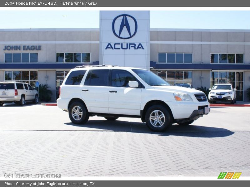 Taffeta White / Gray 2004 Honda Pilot EX-L 4WD