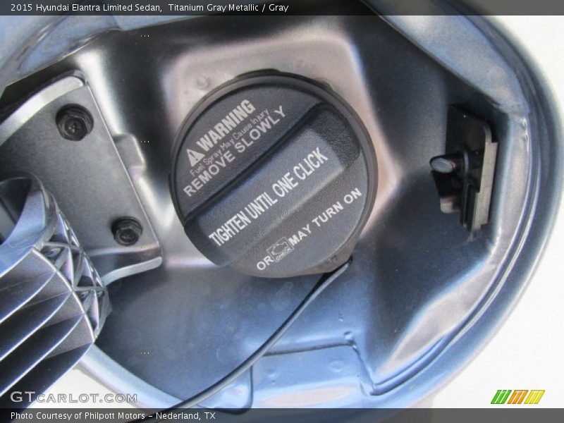 Titanium Gray Metallic / Gray 2015 Hyundai Elantra Limited Sedan