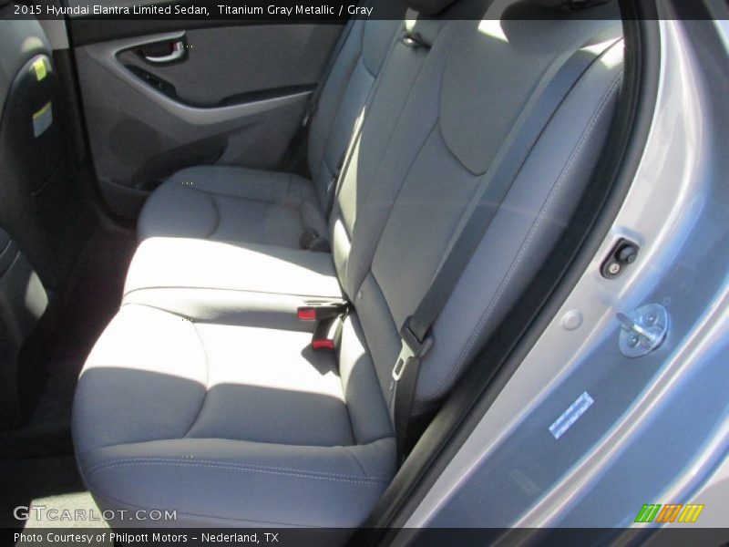 Titanium Gray Metallic / Gray 2015 Hyundai Elantra Limited Sedan