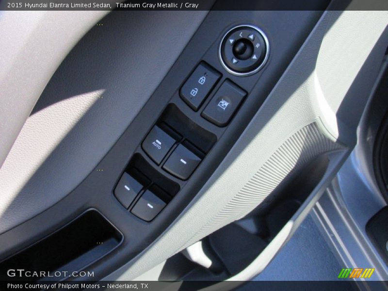 Titanium Gray Metallic / Gray 2015 Hyundai Elantra Limited Sedan
