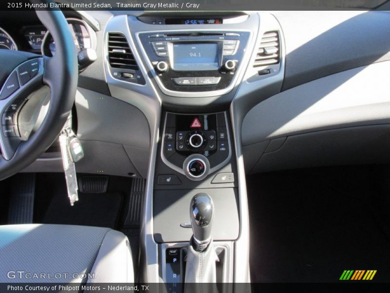 Titanium Gray Metallic / Gray 2015 Hyundai Elantra Limited Sedan