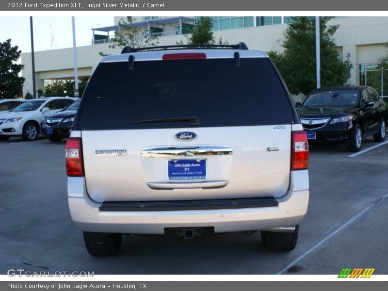 Ingot Silver Metallic / Camel 2012 Ford Expedition XLT