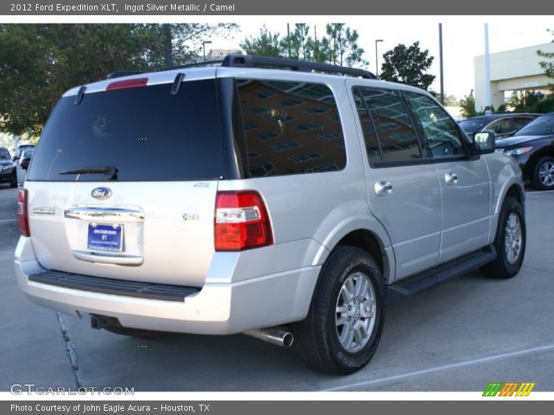 Ingot Silver Metallic / Camel 2012 Ford Expedition XLT