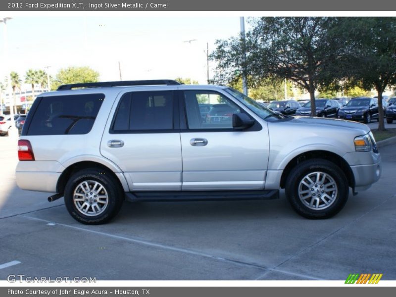 Ingot Silver Metallic / Camel 2012 Ford Expedition XLT
