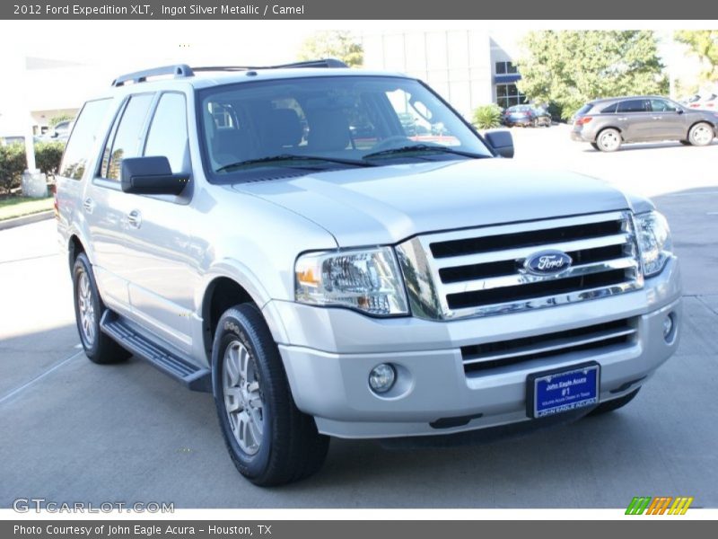 Ingot Silver Metallic / Camel 2012 Ford Expedition XLT