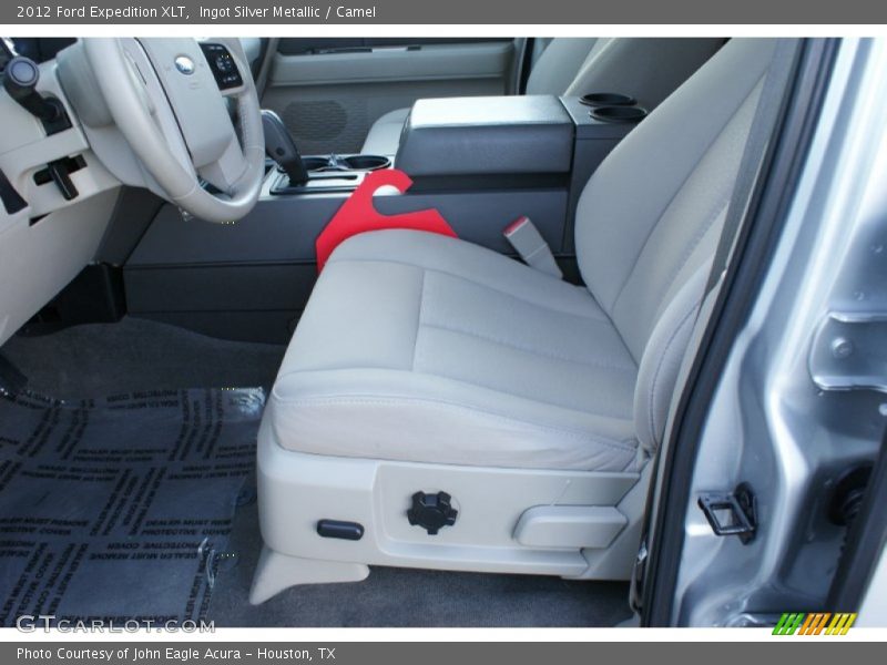 Ingot Silver Metallic / Camel 2012 Ford Expedition XLT