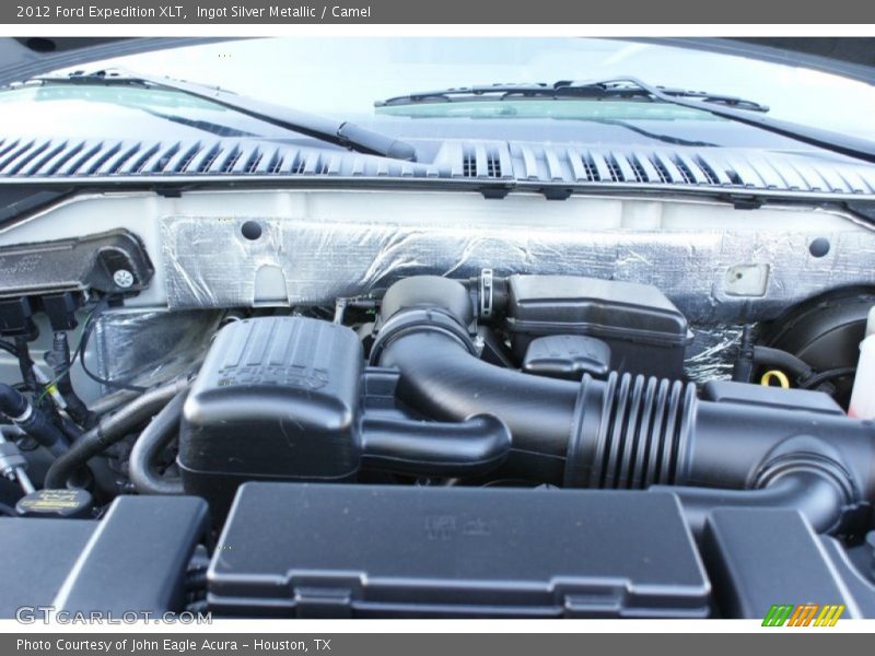 Ingot Silver Metallic / Camel 2012 Ford Expedition XLT