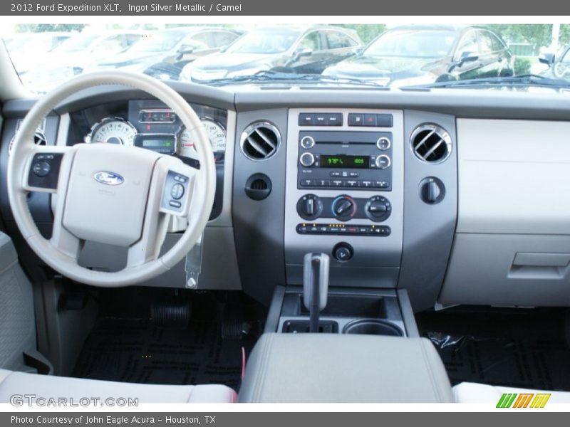 Ingot Silver Metallic / Camel 2012 Ford Expedition XLT