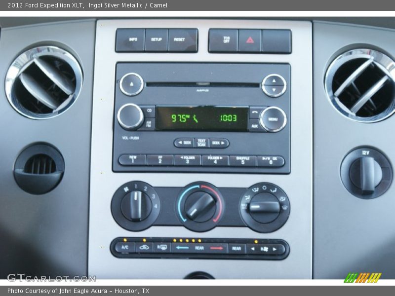 Ingot Silver Metallic / Camel 2012 Ford Expedition XLT