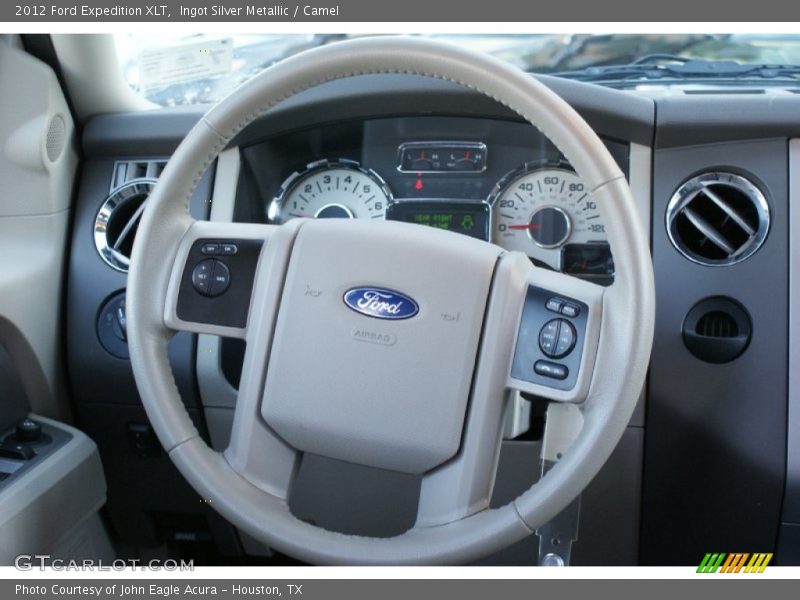 Ingot Silver Metallic / Camel 2012 Ford Expedition XLT
