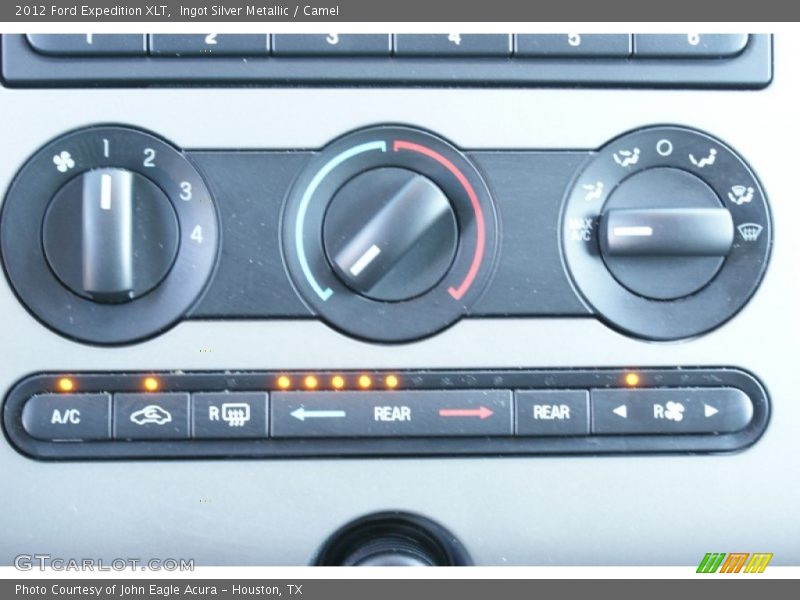 Ingot Silver Metallic / Camel 2012 Ford Expedition XLT