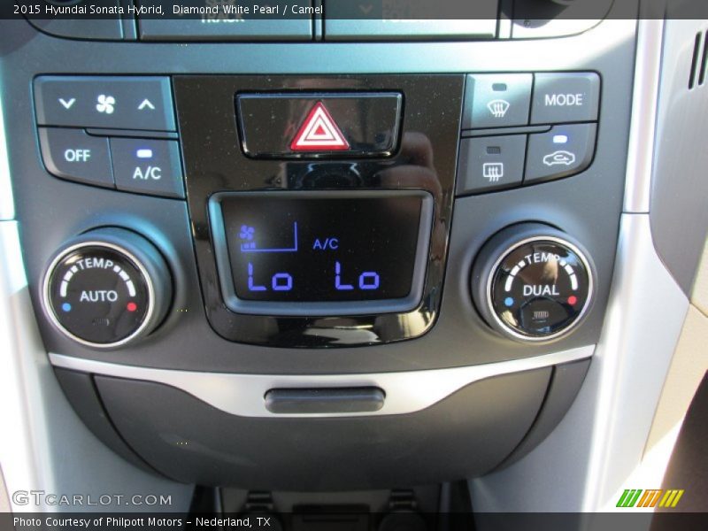 Controls of 2015 Sonata Hybrid 