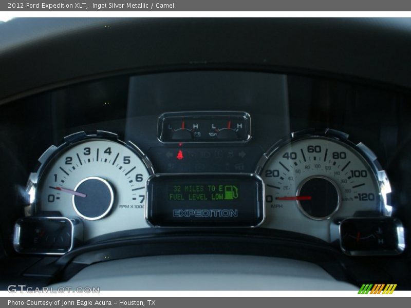 Ingot Silver Metallic / Camel 2012 Ford Expedition XLT