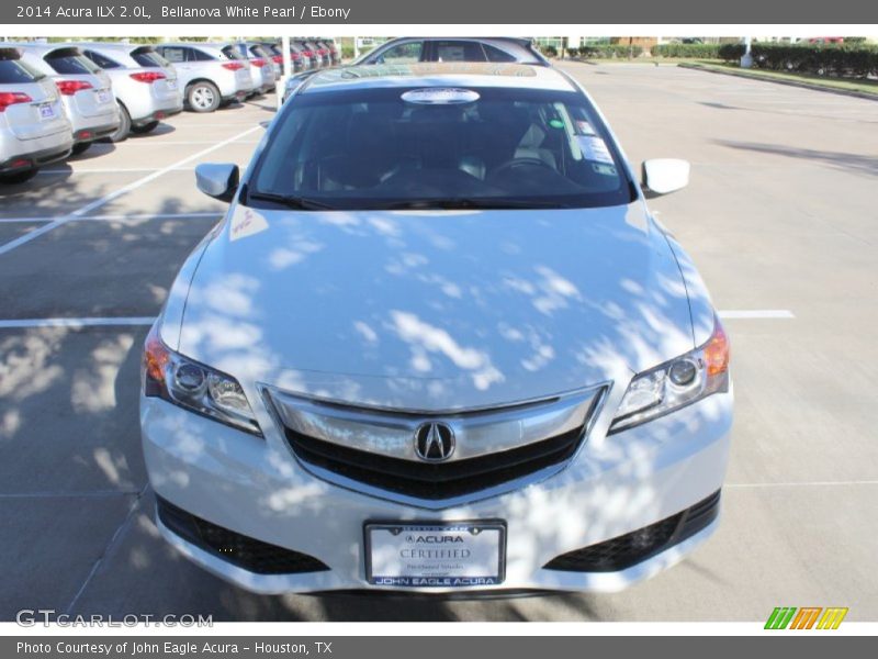 Bellanova White Pearl / Ebony 2014 Acura ILX 2.0L