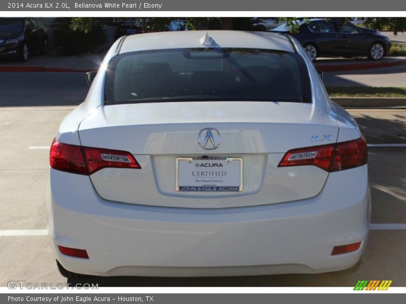 Bellanova White Pearl / Ebony 2014 Acura ILX 2.0L