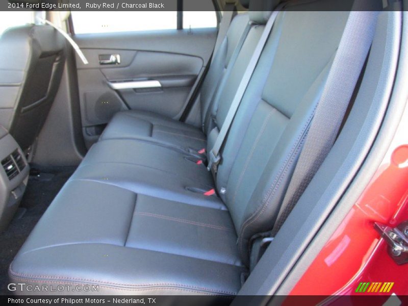 Ruby Red / Charcoal Black 2014 Ford Edge Limited
