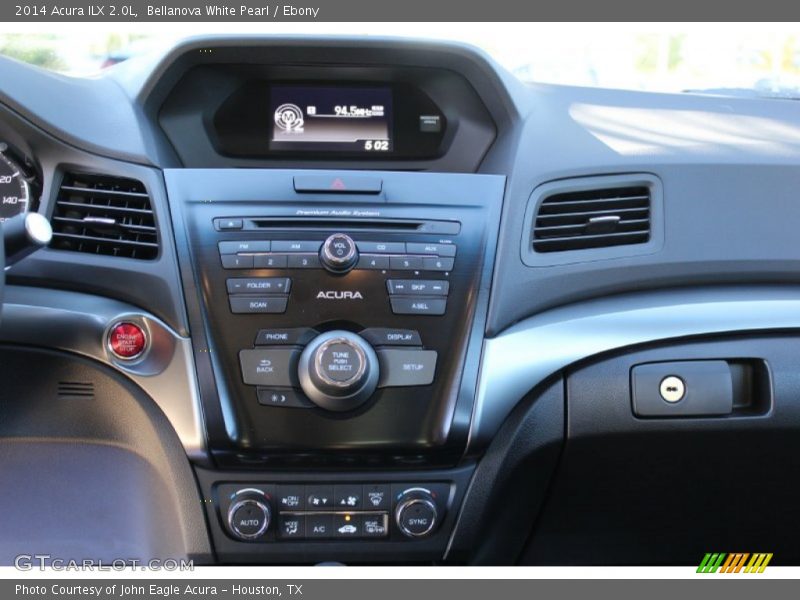 Bellanova White Pearl / Ebony 2014 Acura ILX 2.0L