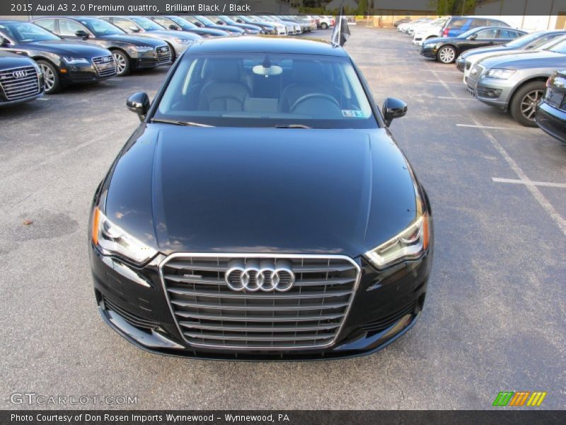 Brilliant Black / Black 2015 Audi A3 2.0 Premium quattro