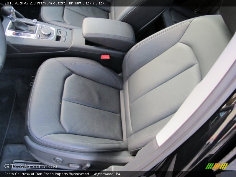 Brilliant Black / Black 2015 Audi A3 2.0 Premium quattro