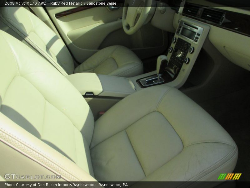 Ruby Red Metallic / Sandstone Beige 2008 Volvo XC70 AWD