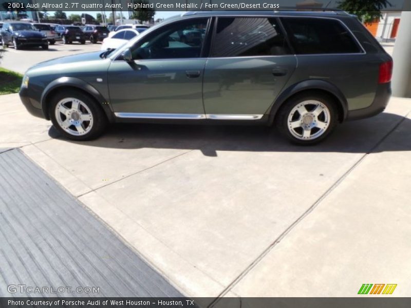 Highland Green Metallic / Fern Green/Desert Grass 2001 Audi Allroad 2.7T quattro Avant