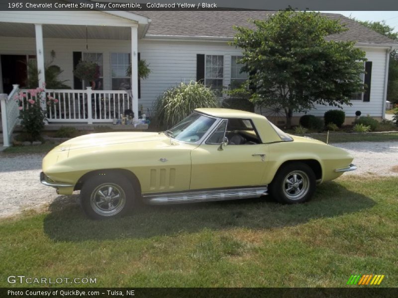  1965 Corvette Sting Ray Convertible Goldwood Yellow