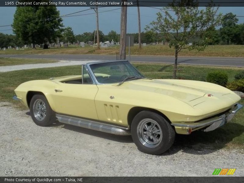 Front 3/4 View of 1965 Corvette Sting Ray Convertible