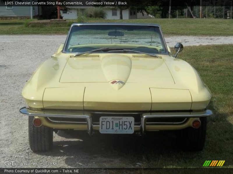 Goldwood Yellow / Black 1965 Chevrolet Corvette Sting Ray Convertible
