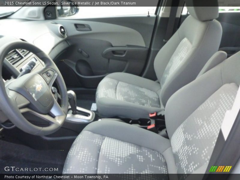 Silver Ice Metallic / Jet Black/Dark Titanium 2015 Chevrolet Sonic LS Sedan
