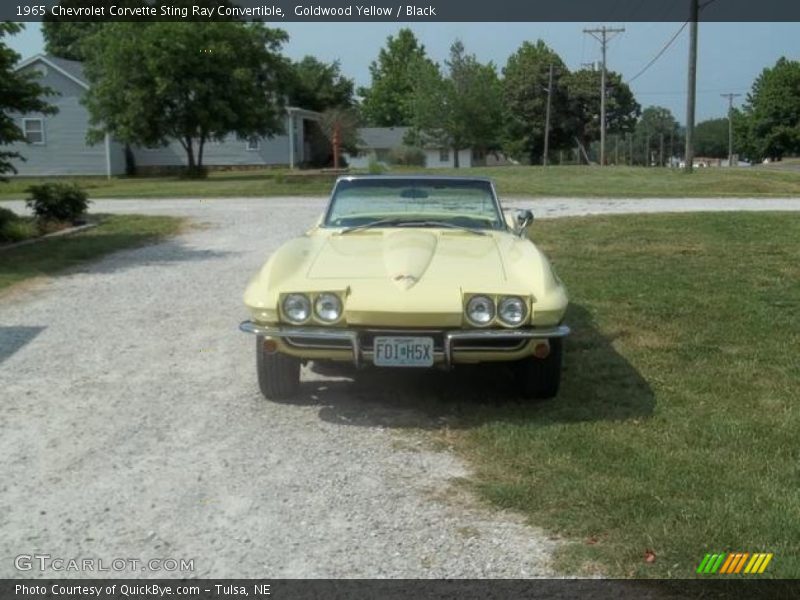 Goldwood Yellow / Black 1965 Chevrolet Corvette Sting Ray Convertible