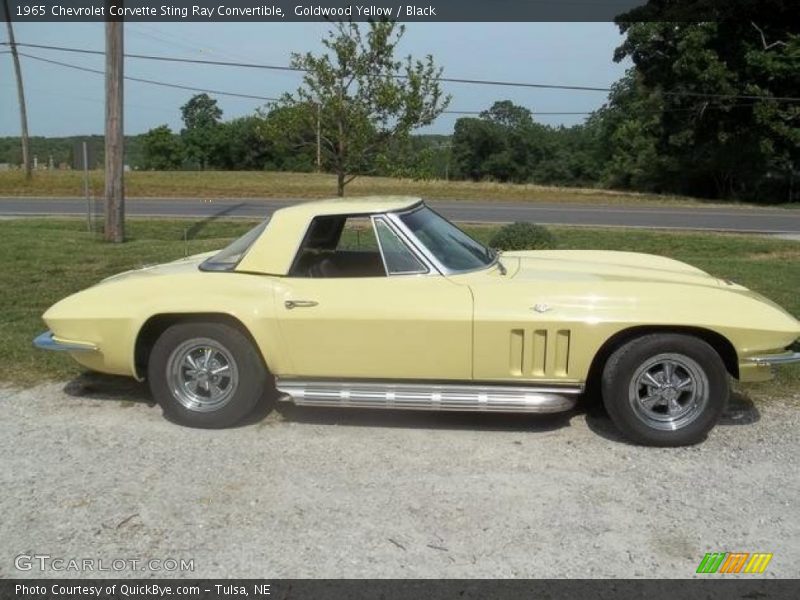  1965 Corvette Sting Ray Convertible Goldwood Yellow