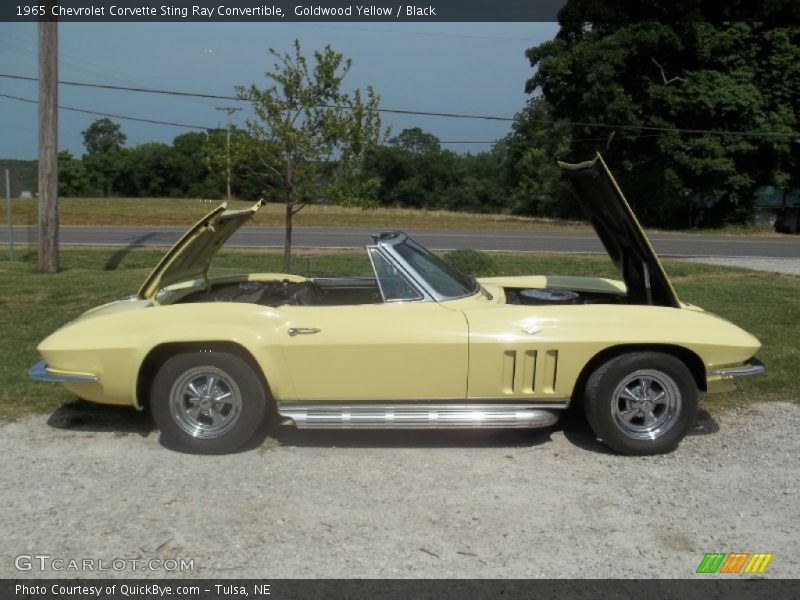  1965 Corvette Sting Ray Convertible Goldwood Yellow