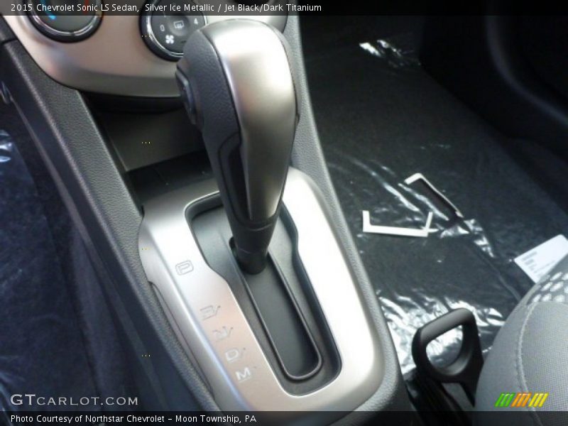 Silver Ice Metallic / Jet Black/Dark Titanium 2015 Chevrolet Sonic LS Sedan