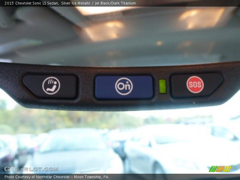 Silver Ice Metallic / Jet Black/Dark Titanium 2015 Chevrolet Sonic LS Sedan