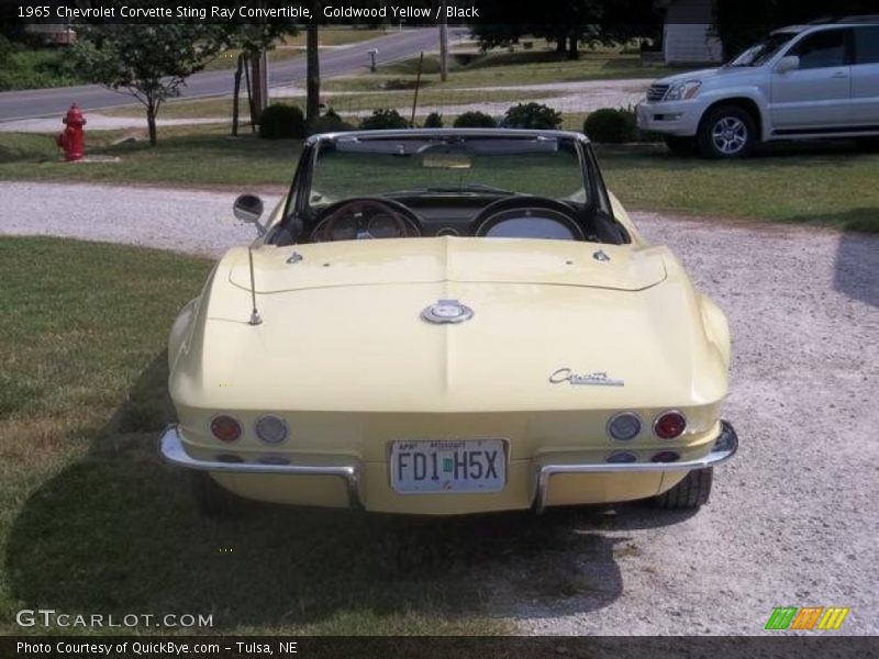 Goldwood Yellow / Black 1965 Chevrolet Corvette Sting Ray Convertible