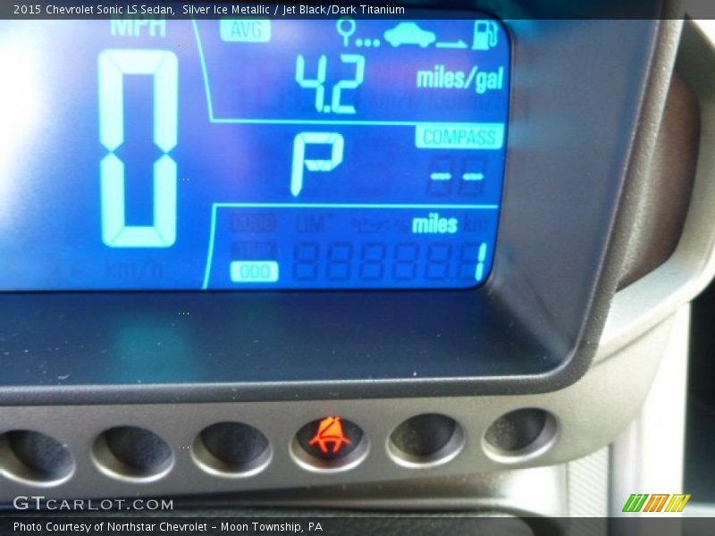 Silver Ice Metallic / Jet Black/Dark Titanium 2015 Chevrolet Sonic LS Sedan