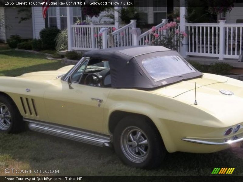 Goldwood Yellow / Black 1965 Chevrolet Corvette Sting Ray Convertible
