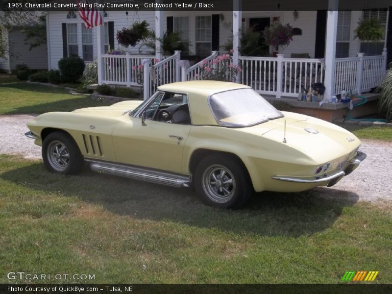  1965 Corvette Sting Ray Convertible Goldwood Yellow